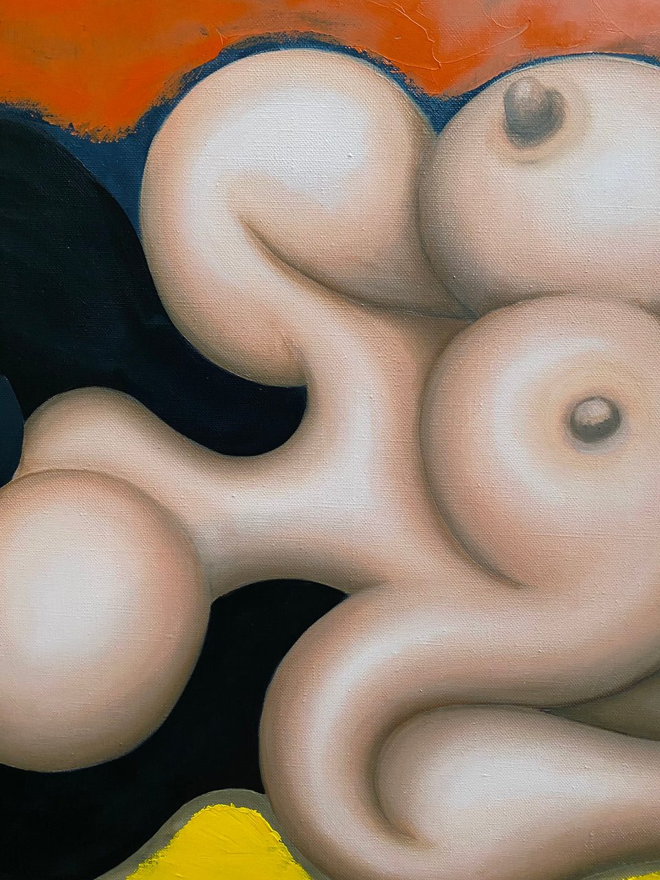 Female on mattress