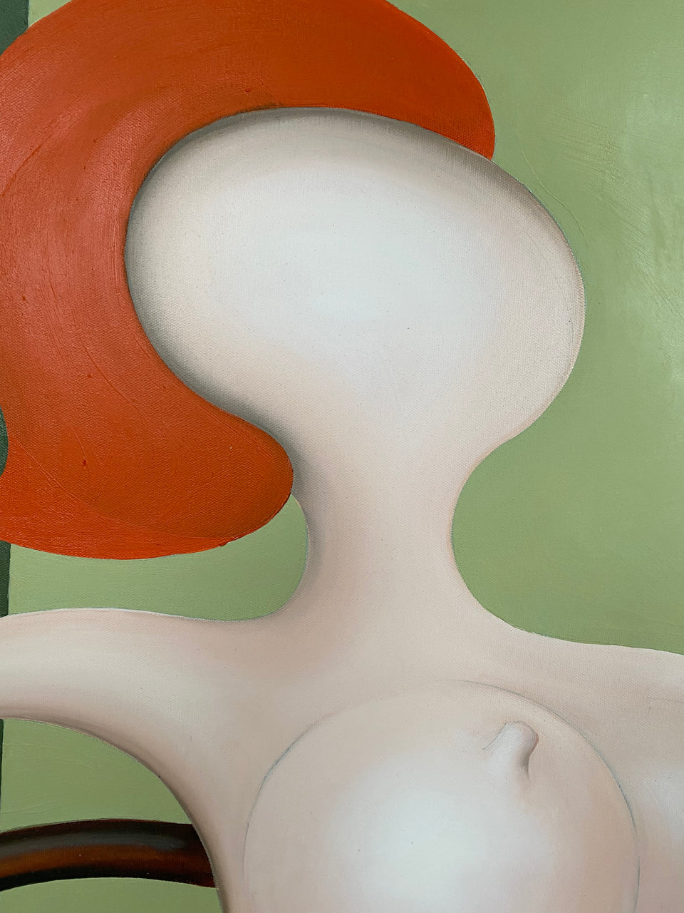 Female on bentwood chair