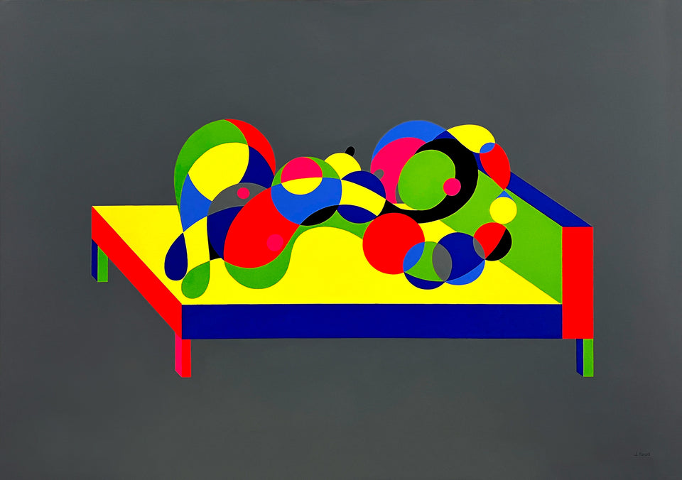 Female on bed